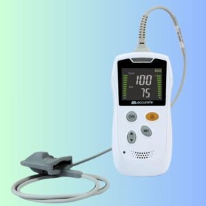 Pulse Oximeter HS10A Portable Medical Device Respiratory Health Heart Rate Monitoring SpO2 Measurement