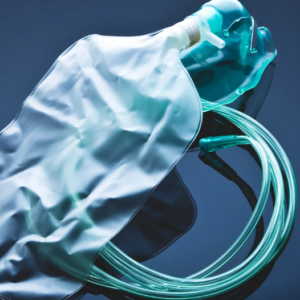 Non-Rebreather Mask Oxygen Therapy Emergency Medical Equipment Respiratory Support Hypoxemia Treatment Critical Care High-Flow Oxygen ICU Equipment Medical Devices Oxygen Delivery Systems